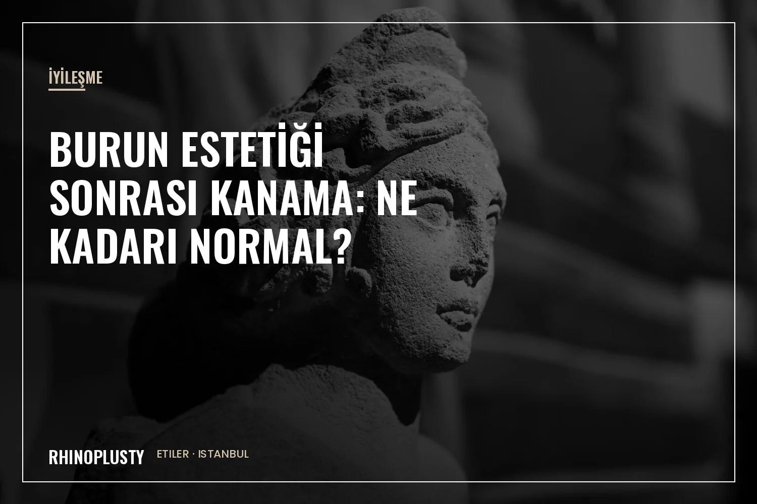 Ameliyat sonrası burun kanaması rehberi