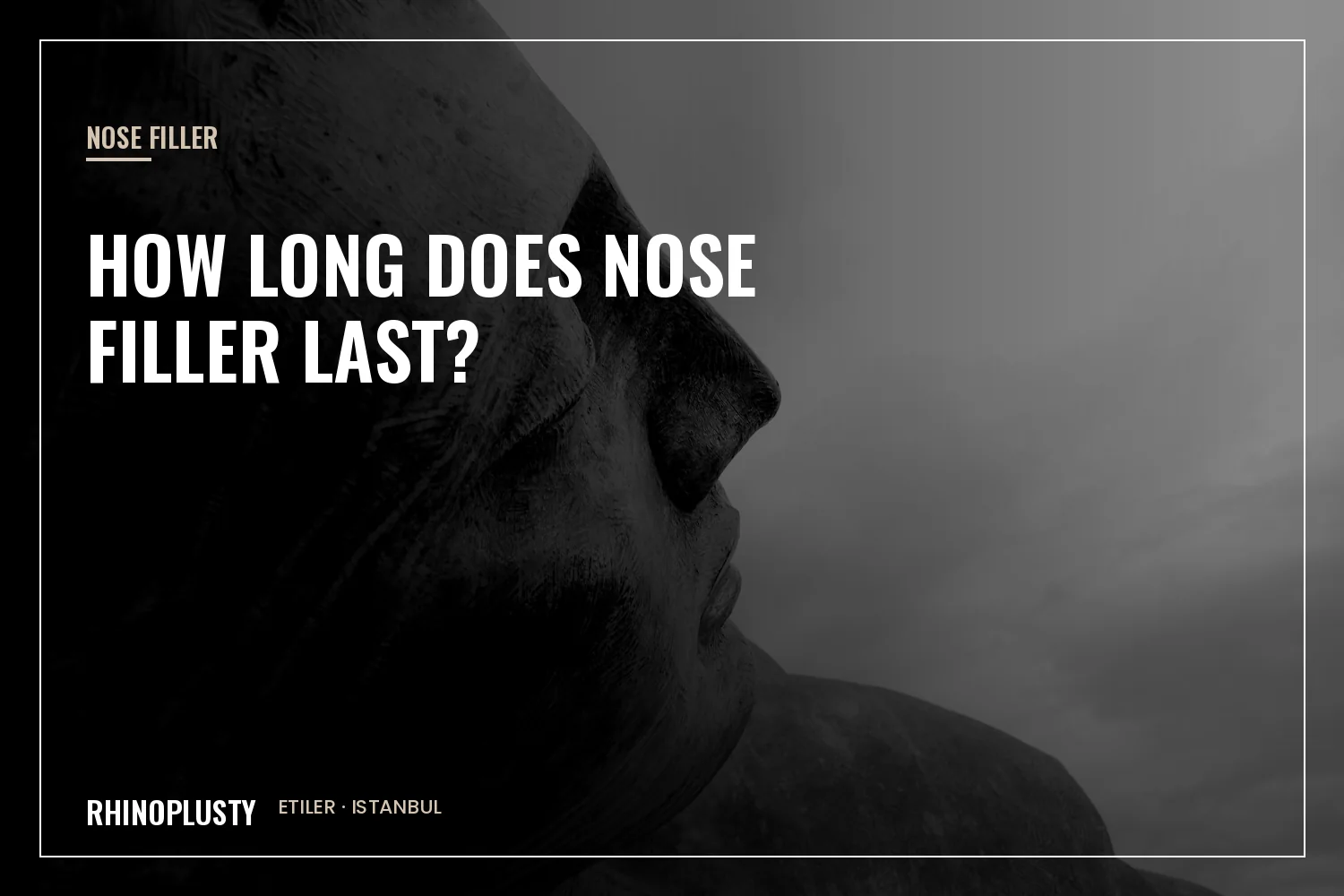 Consultation about nose filler duration and dissolving