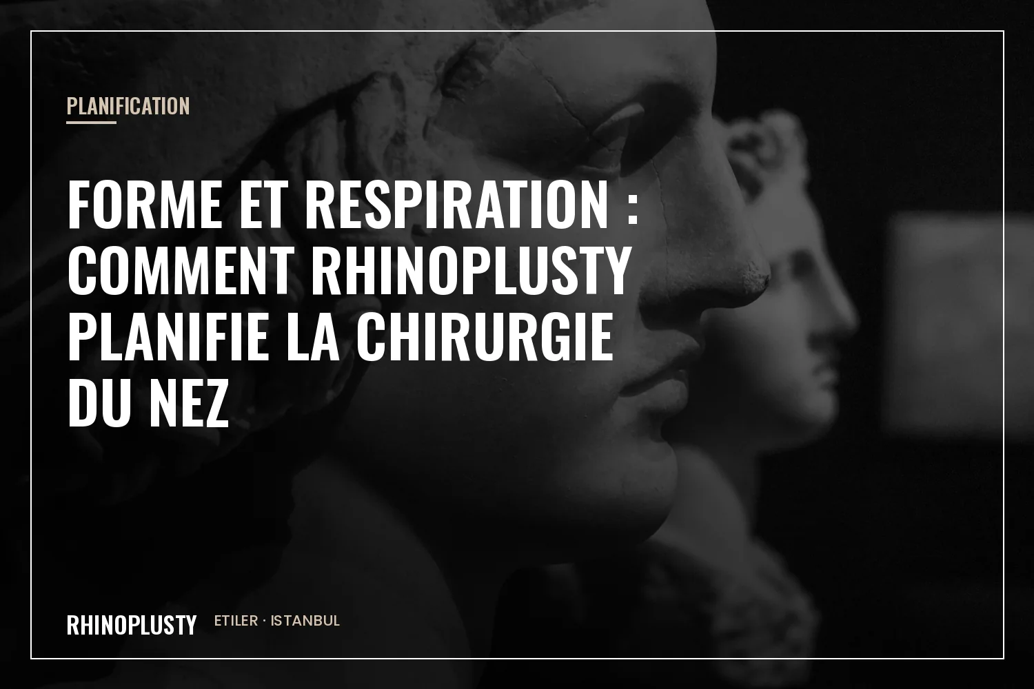 Consultation sur la forme et la respiration avant une chirurgie du nez