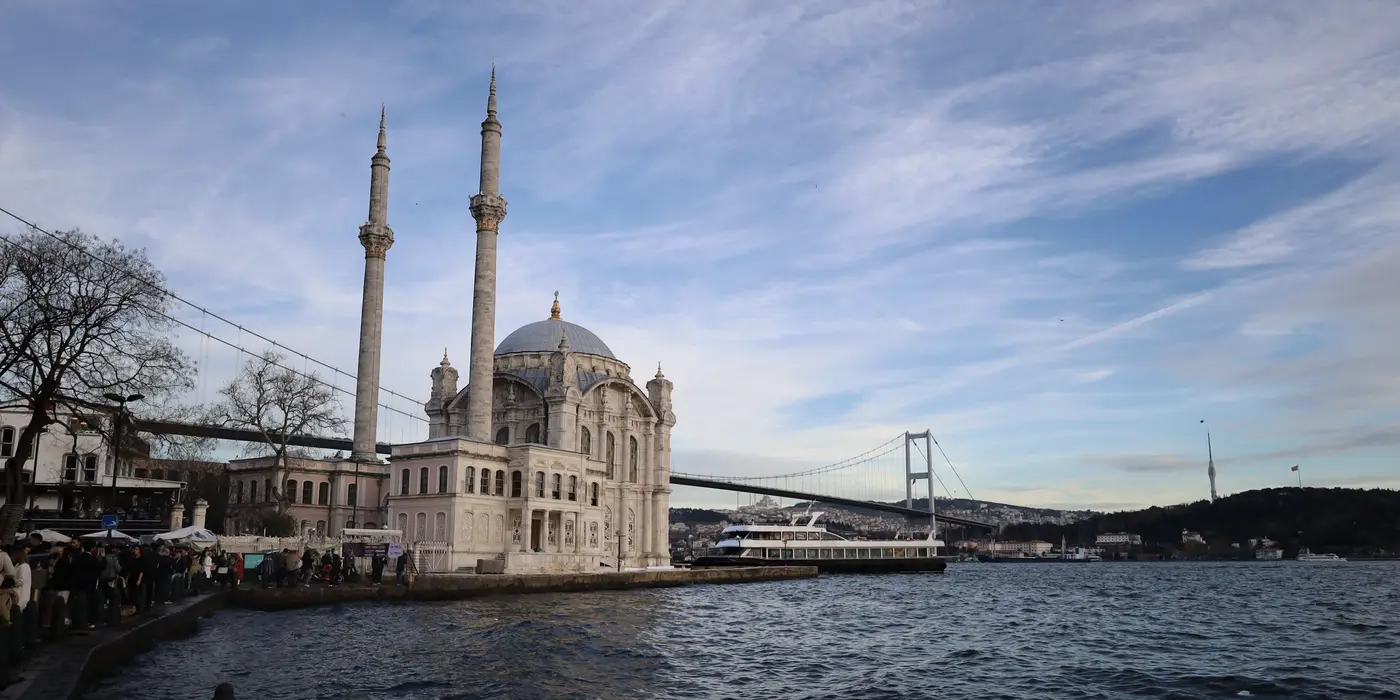 Ortaköy Mosque and the Bosphorus Bridge