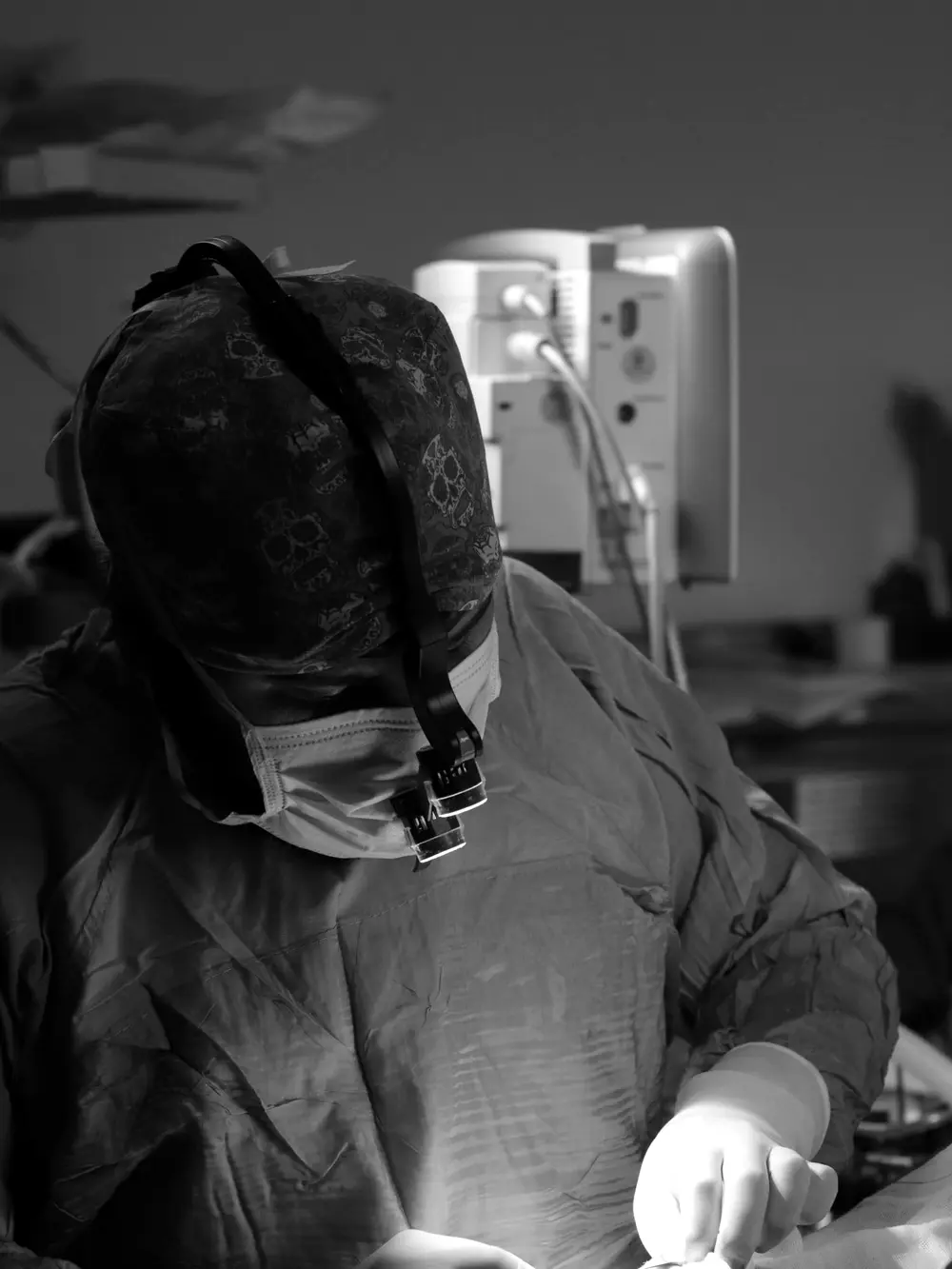 Operating room in a partner hospital
